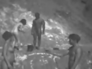 Vintage Nudist video from the 60's, Free dirty film 1f