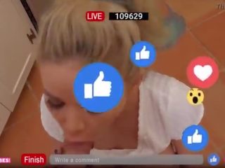 Getting mbales from her mbeling beau by blowing her stepbrother on fb live