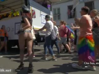 Captivating Jeny Smith at Christopher Street Day Parade at Cologne. With Public Nude Scenes