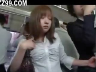 Mosaic: concupiscent anak perempuan suka mendapat fucked oleh bas passenger