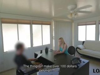 Loan4k&period; allie rae tells hän on a strippari joten miksi loan agentti saa libidinous