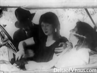Antický x jmenovitý film a volný jízda brzy 1900s erotika