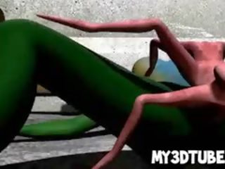 Elite 3D Alien stunner Getting Fucked Hard By A Spider