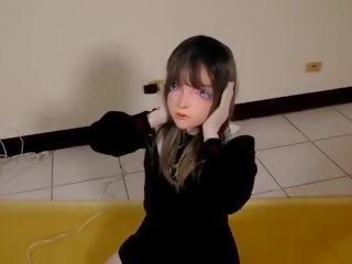 Kigurumi vibrating en vacuum cama, gratis hd x calificación vídeo 8e