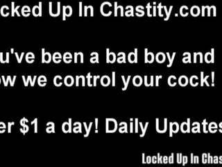 Chastity Humiliation and Femdom Bondage x rated video