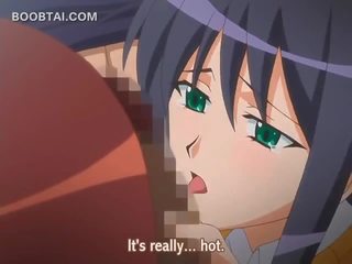 Excited hentai sweetheart getting her squirting cunt teased h