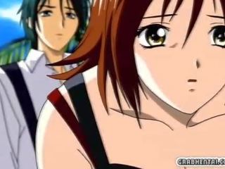 Pleasant hentai maid sixty nine oralsex with her boss