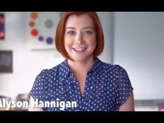 Alyson hannigan 挺举 离 challenge, 自由 性别 视频 10