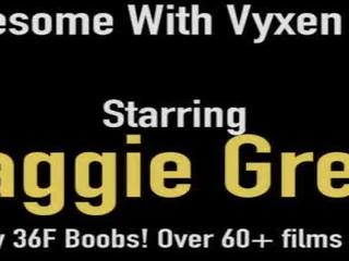 Huge Titty Bisexual Maggie Green Sucks on a Hard cock With great Vyxen Steel!