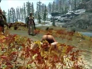 Tasha Slutty slut SexLab Skyrim Let's Play Adventures PT 34 Tasha Enjoys flesh of her friendsX