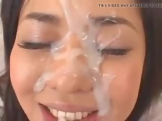 Asian young lady Loves Cum on Her charming Face, sex movie cd