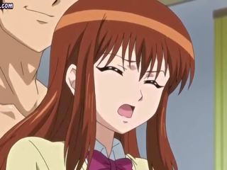 Anime femme fatale turi krūtys masažas