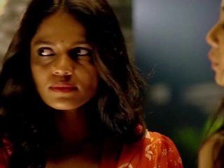 Indický herečka anangsha biswas & priyanka bose trojice pohlaví video scéna