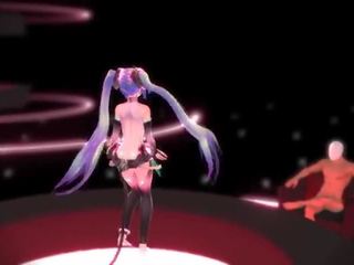 [mmd] hatsune miku 脫衣舞 舞蹈 為 一 大 老闆 | バッチモ