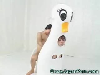 Hapon duck beyb facialed!