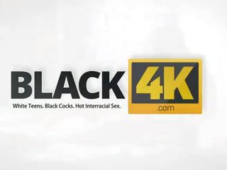 Black4k. บริสุทธิ์ ดำ เพื่อน บน ขาว ร้อนๆ ใน wonderful ผู้ใหญ่ วีดีโอ การกระทำ