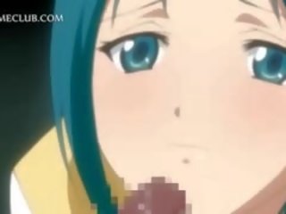 3d anime zonjë duke thau dhe fucked në close-ups