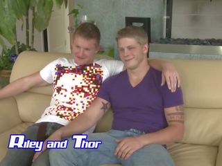 Riley & Thor In Gay sex film