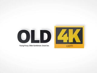 OLD4K. Unforgettable x rated video of old man and remarkable teen colleen