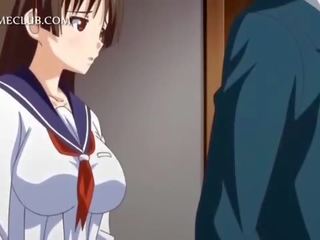 Anime sweetheart in forma blowing large gotak