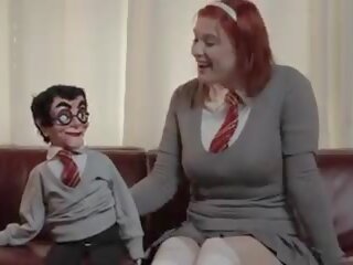 Harry Puppet and the Red Head whore