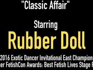 거유 rubbery 돔, rubberdoll & 유액 십대 idelsy, 즐거움 그들의 겁쟁이!