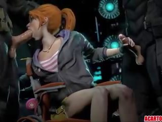 Alluring Arkham Chicks Fucked and Blowing Big Cocks: HD porn b3