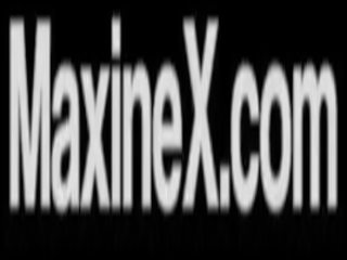 Asian Dark peter teenager Maxine X Milks a Big Black phallus