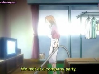 Lascive Anime Wife Masturbating