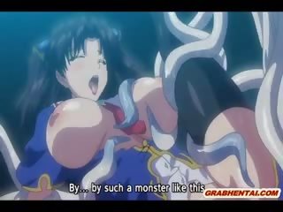 Anime Coed With Bigboobs Caught By Tentacles And Fucked By S