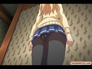 Prsatá anime coed anální v prdeli