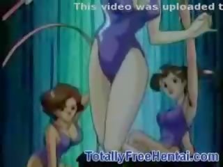 Voluptuous anime girls with big tits fucked by cocks and tentacles