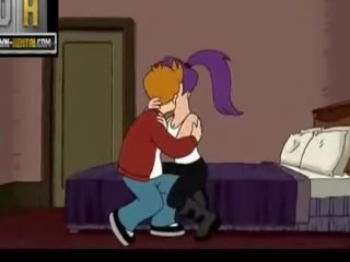 Futurama 性别 电影 炒 和 leela 有 性别