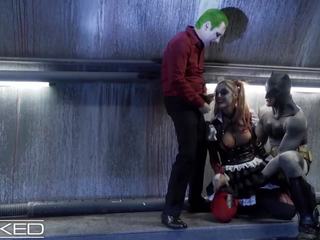 Wicked - Harley Quinn Fucks Joker & Batman: Free HD sex video 0b