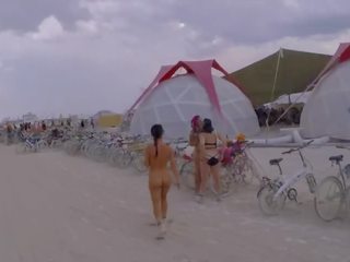 Marie SInfiltres Naked Ass at Burning Man