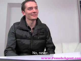 Femaleagent. betje eje is utanjaň blokes last chance to lose his virginity