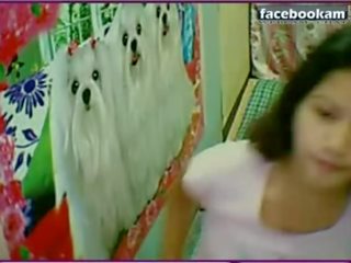 Asian Camgirl dirty film show