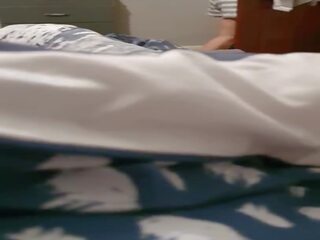 Step son has dirty clip with step sister in front of step dad