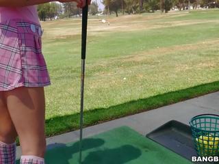 Karla kush on a lousy golfer