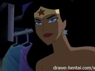 Justice league hentai - divi cāļi par batman manhood