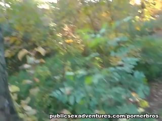 Public xxx video Adventures: hot to trot harlot drilled in a Czech park