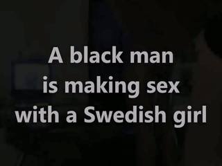 O negru om este procesul de luare a x evaluat film cu o suedez fata: gratis murdar clamă da