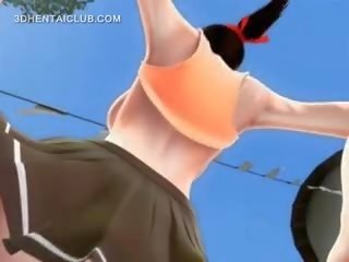 Big Breasted 3d Hentai Teen Fucked Good By Giant cock