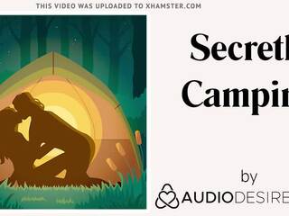 I hemlighet camping (erotic audio kön klämma för kvinnor, lockande asmr)