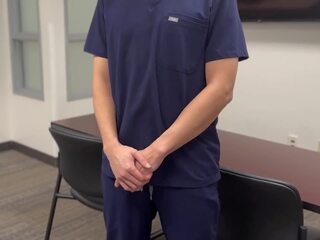 Creepy surgeon Convinces Young Naive Asian Medical medico to Fuck to get Ahead