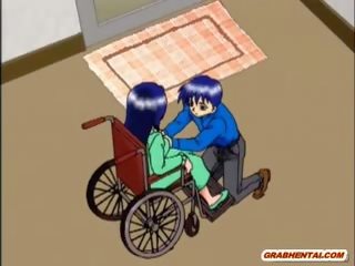 Busty Anime Mom superb Riding phallus