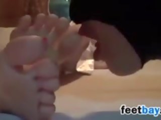 Korean Girls Feet Being Licked And Sucked On